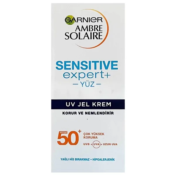 Garnier Ambre Solaire Sensitive Expert+ Uv 50 ml 50 Faktör Jel Güneş Kremi