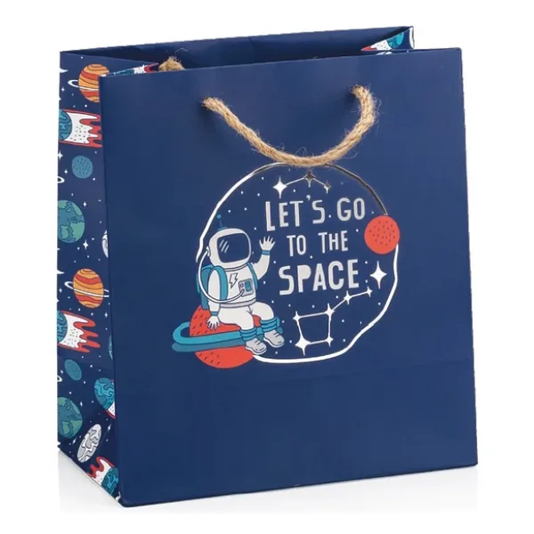 Gıpta Space B4 Karton Çanta (Hediye Çantası) 215X120X240 Mm (24 Lü Paket) BG8950