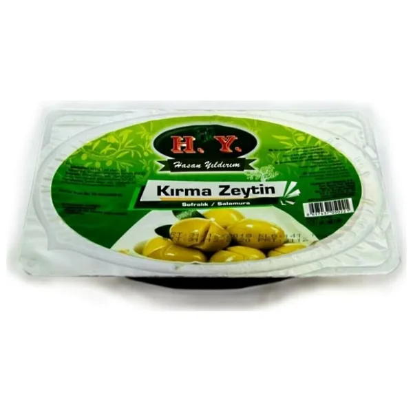 H.y. Zeytin Yeşil Kırma Zeytin 150 gr