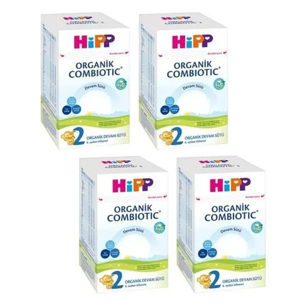 Hipp Organik Combiotic 2 Devam Sütü 800 gr 4 Adet