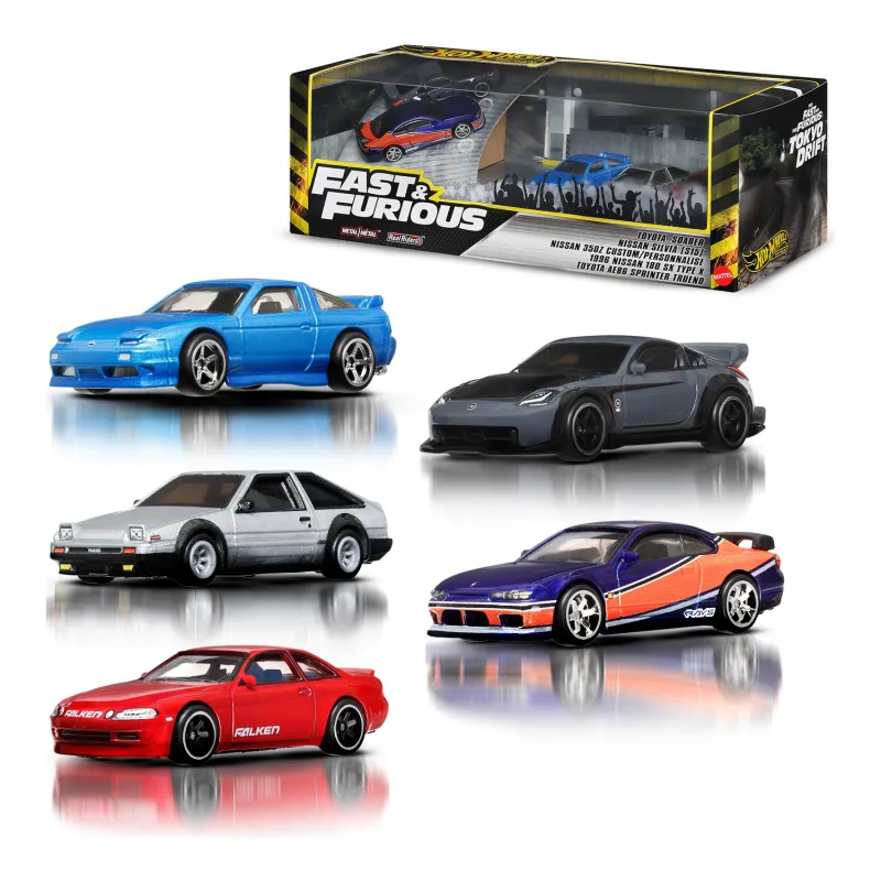 Hot Wheels Fast and Furious Tokyo Drift Bundle 5'li Araba Seti JFL99