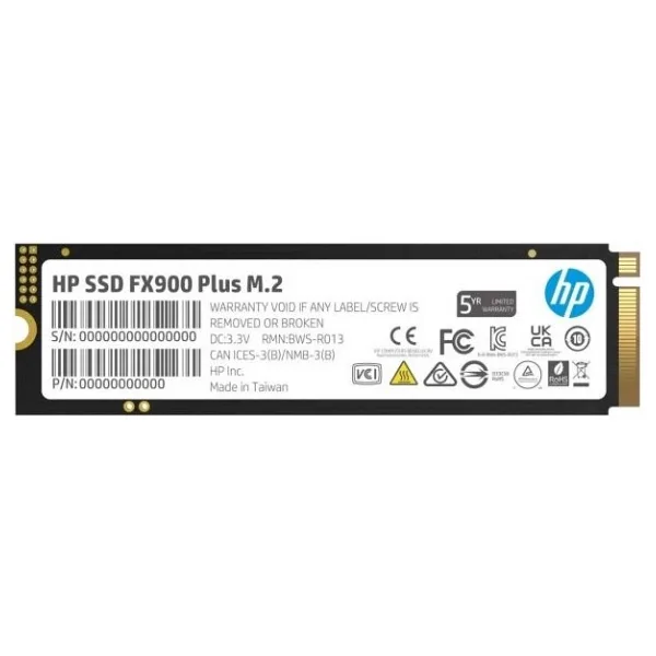 HP FX900 Plus 7F619AA PCI-Express 4.0 4 TB M.2 SSD