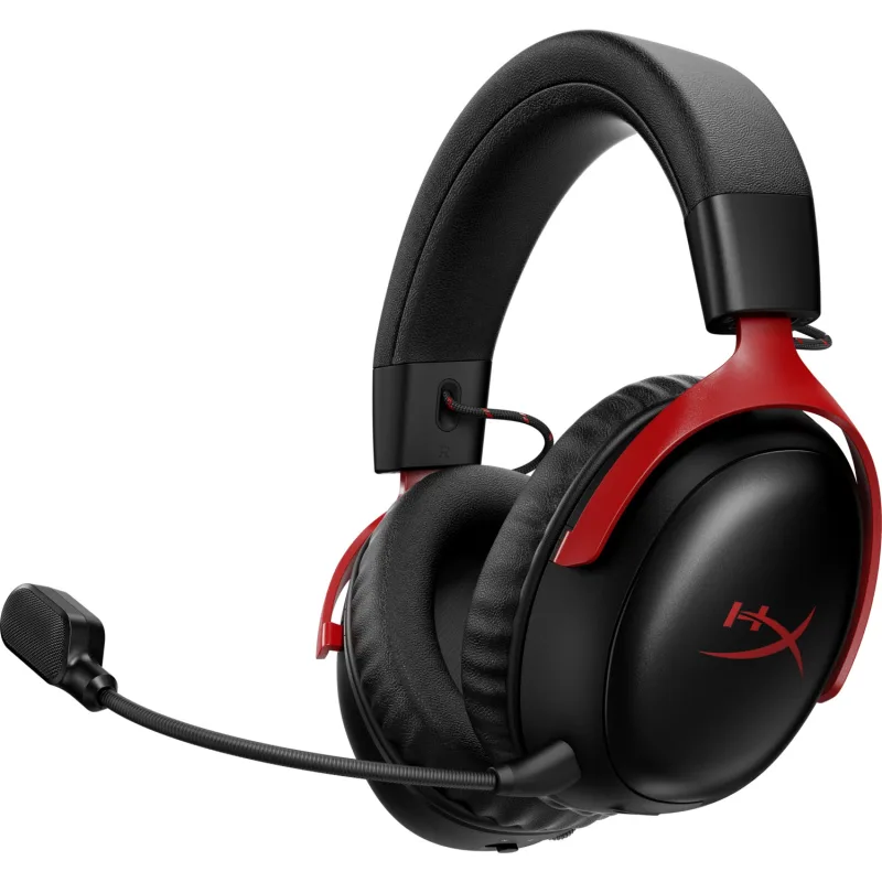 Hyperx Cloud Iıı S A59z0aa Siyah-Kırmızı Kablosuz Kulak Üstü Oyuncu Kulaklığı - Görsel 2