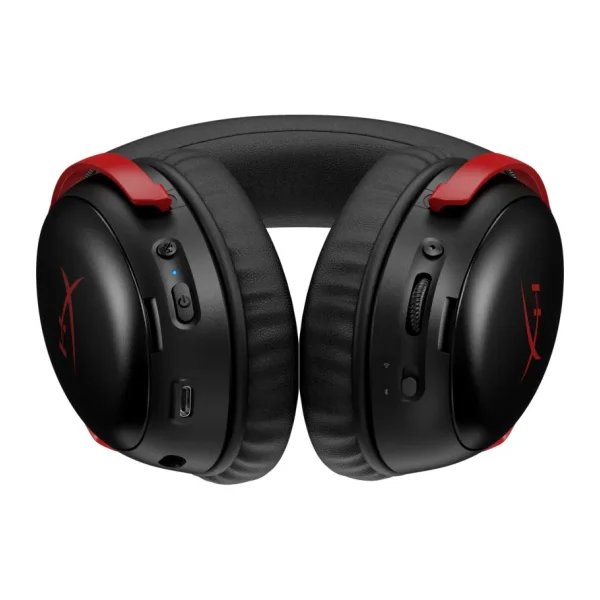 HyperX Cloud III S A59Z0AA Siyah-Kırmızı Kablosuz Kulak Üstü Oyuncu Kulaklığı