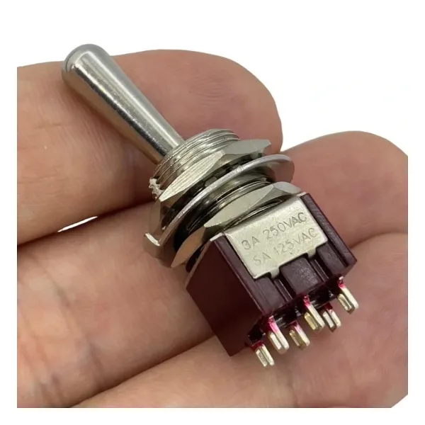 IC-148G Toggle Switch On-Off 12mm 6P MTS-202L