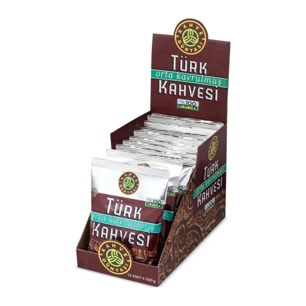 Kahve Dünyası Orta Kavrulmuş Türk Kahvesi 100 gr 12'li
