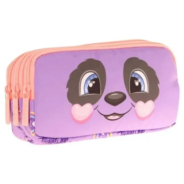 Kaukko L8233 Toys Panda 3 Bölmeli Kalemlik