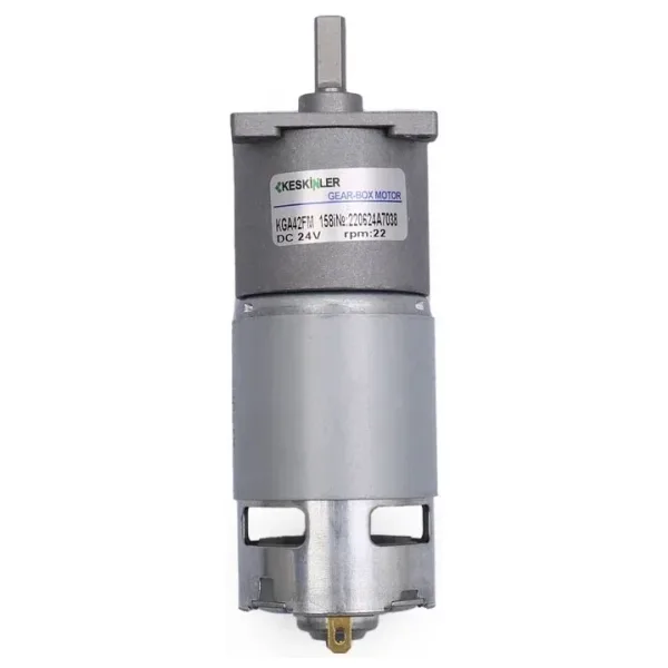 KGA-42FM 24V 22rpm Redüktörlü Dc Motor
