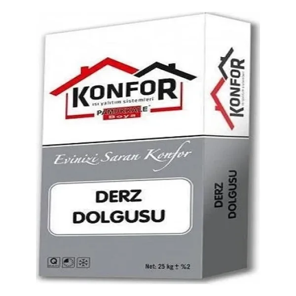 Konfor Derz Dolgu Silikonsuz Beyaz 20 Kg