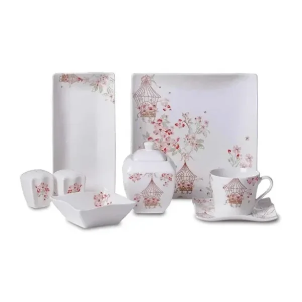 Korkmaz Link Collection A8588 28 Parça 6 Kişilik Kahvaltı Takımı