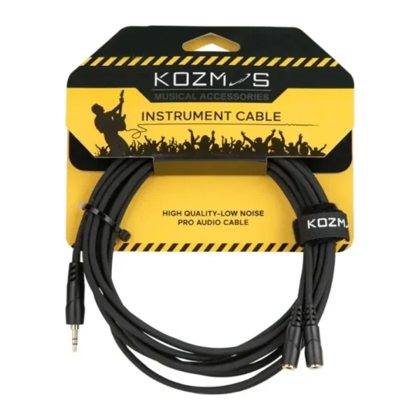 Kozmos KCL-226 Kablo 3 Metre - 3,5mm Stereo x 3.5mm Stereo