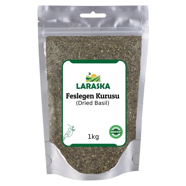 Laraska Fesleğen Kurusu 1kg - Dried Basil 1kg