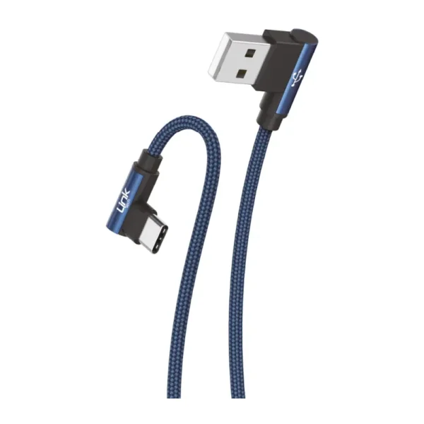 LinkTech K594 1.5 m Mavi USB to Type-C Şarj Kablosu