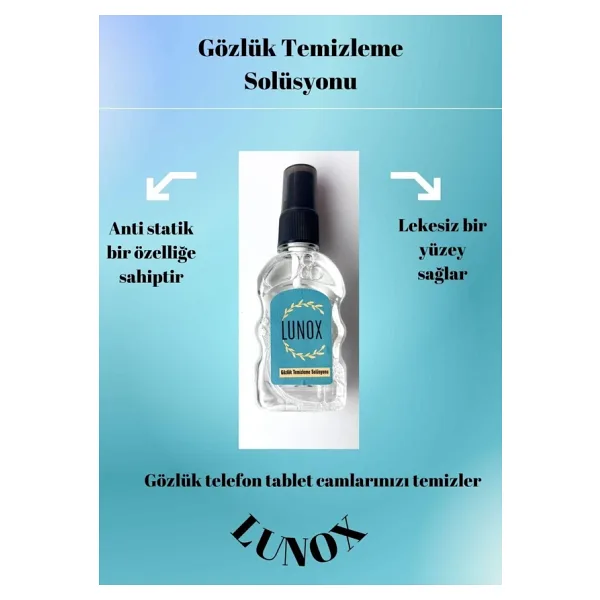Lunox Gözlük Temizleme Solüsyonu