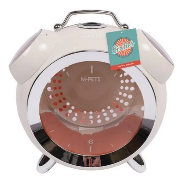 M-Pets Sixties Beyaz Clock Kedi Taşıma Çantası