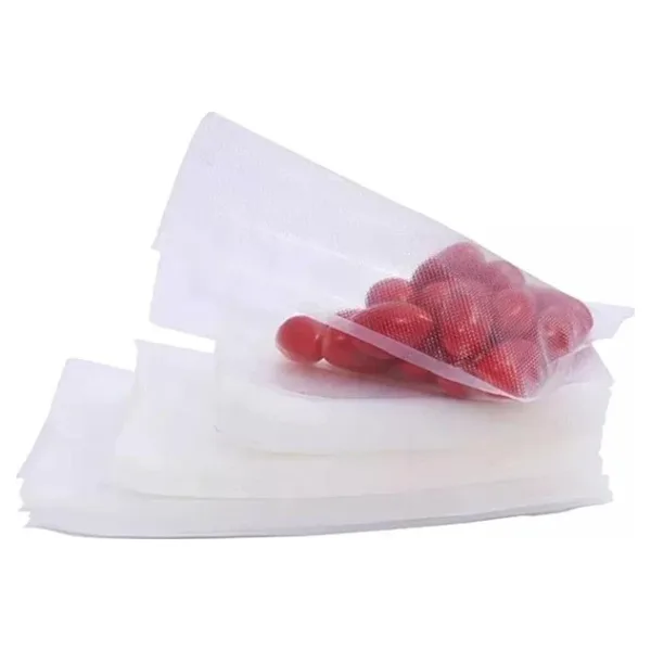 Mini Vakum Makinesi Poşeti 20x26 Cm 1 Kg Tırtırlı Vakum Torbası 110