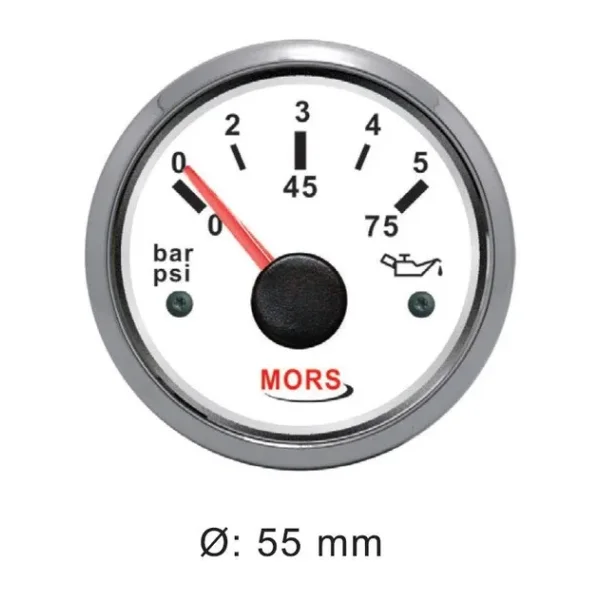 Mors Yağ Göstergesi Beyaz - 5bar