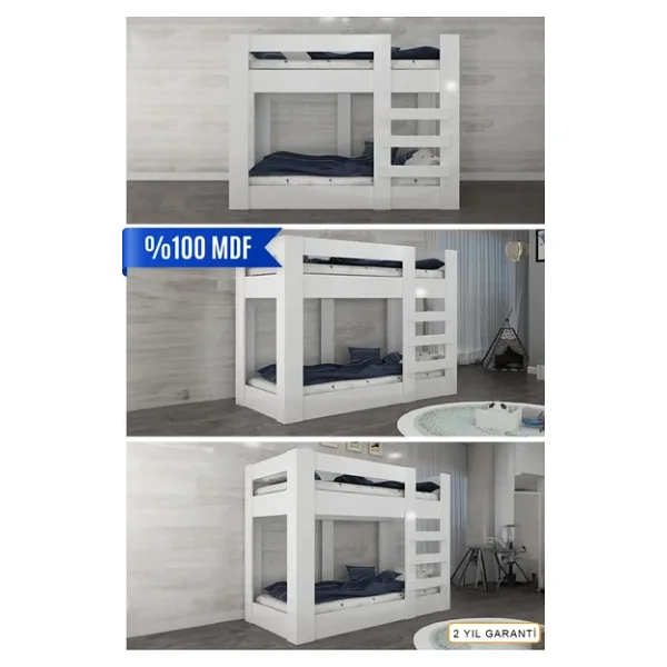 Ninnimo Mdf Genç Ranza 90x190 Yatak Uyumlu