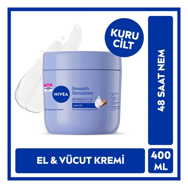 Nivea Pürüzsüzleştirici El ve Vücut Bakım Kremi 400 ml