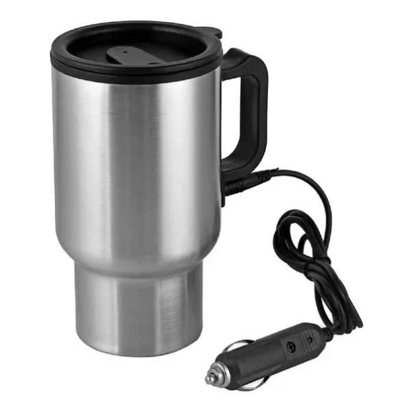 Paslanmaz Çelik 12 Volt Araç İçi Isıtıcı Termos KLC A-103