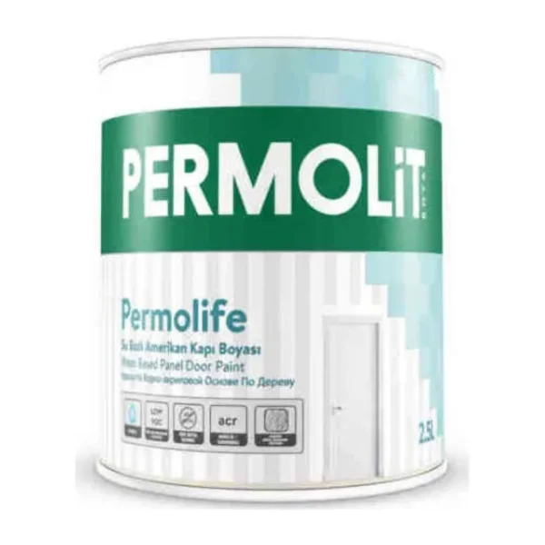 Permolit Permolife 2.5 lt Beyaz Amerikan Kapı Boyası