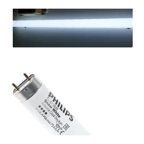 Philips TL-D 36W Snow White Floresan Ampül G13 12000K