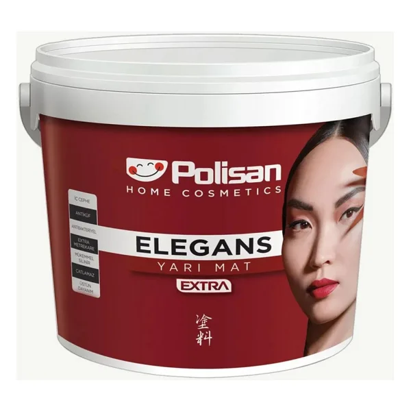 Polisan Beyaz Kum - Cİ-6860 2,5 Litre Elegans Extra Yarı Mat İç Cephe Boyası (25600061000)