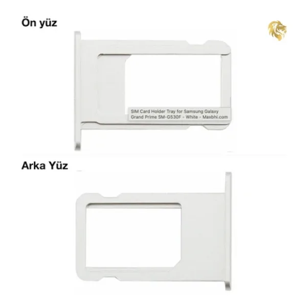 Samsung Galaxy Grand Prime G530 İle Uyumlu Sim İç Yuvası Tekli Beyaz Sim Yuvası Sim Tepsisi Sim Aparatı Yeni Sim Yuvası Tekli Sim Tepsisi Sim