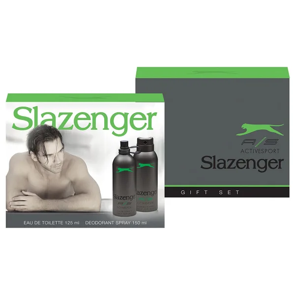 Slazenger Active Sport Yeşil EDT 125 ml + Deo Sprey 150 ml Erkek Parfüm Seti