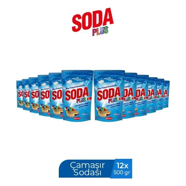 SODA PLUS 500 GR X 12 ADET