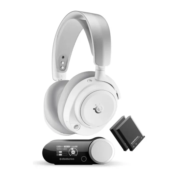 SteelSeries Arctis Nova Pro Omni Beyaz 7.1 Type-C Kablolu/Kablosuz Kulak Üstü Oyuncu Kulaklığı