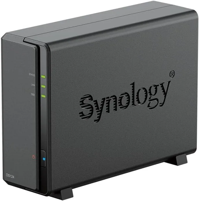 Synology DS124 1 GB 1 Yuvalı 108 TB Destekli NAS Depolama Ünitesi