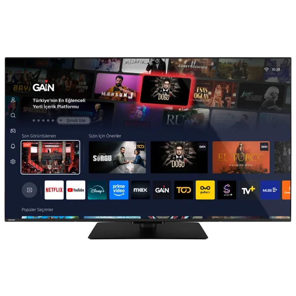 Toshiba 65QV3F63DT 4K Ultra HD 65'' 165 Ekran Uydu Alıcılı Smart LED TV