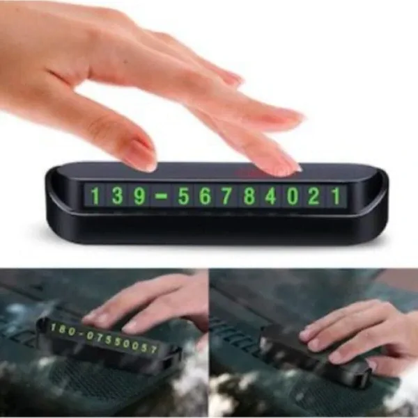 ucuzmi Araba Park Numaratörü Araç Içi Torpido Üstü Açılır Kapanır Neon Telefon Numarası Bırakma