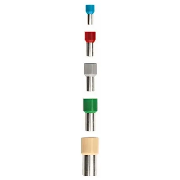 VE6012 6.3 mm Yeşil İzoleli Tek Girişli Yüksük - 10 Adet