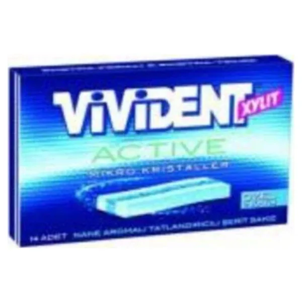 Vivident Active Cüzdan Sakız 14'Lü 33 Gr