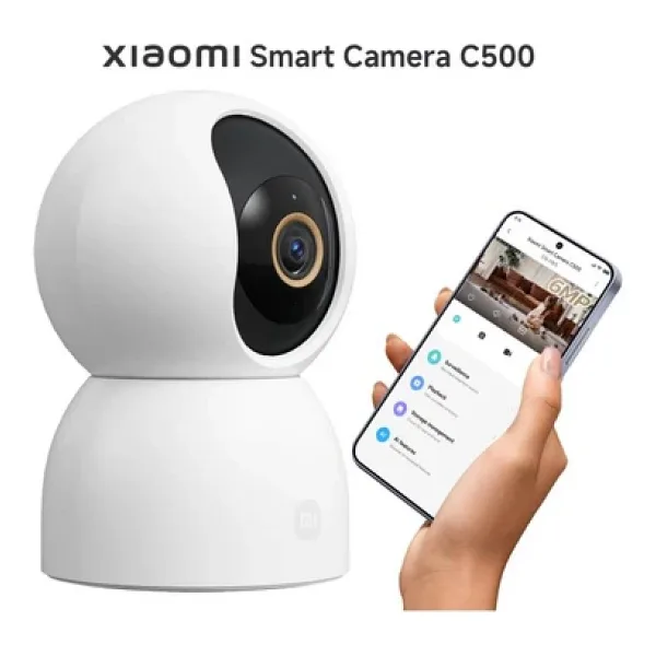Xiaomi Smart Camera C500 6 MP 360 Derece Gece Görüşlü IP Wi-Fi Güvenlik Kamerası