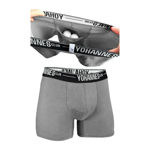 Yohannes Club, Erkek Özel Keseli Pamuklu Boxer, Renk Seçenekli, Tekli Paket