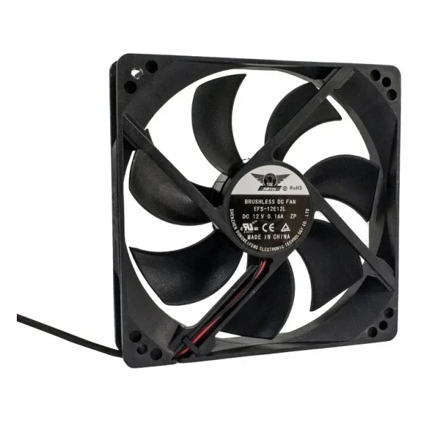 120x120x25mm 12V 0.16A Fan 2 Kablolu