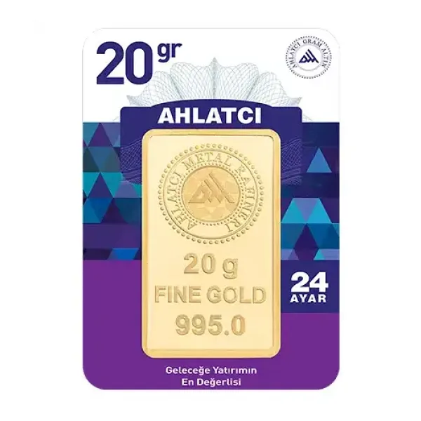 20 gr 24 Ayar Gram Altın