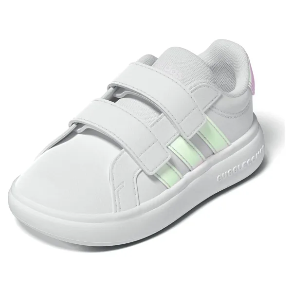 Adidas Grand Court 3.0 Bubble KJ0897 Beyaz Bebek Spor Ayakkabı