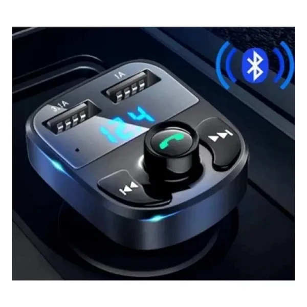 Aksesuar Manessa Car Mp3 Araç Fm Transmitter, Bluetooth Usb, Mp3, Kart Çakmaklık Girişli Oto Müzik Çalar Kiti