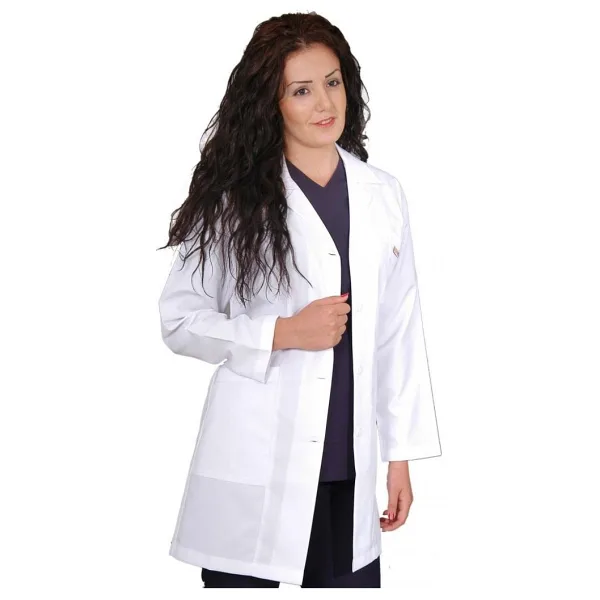 Arel Doktor-Hemşire-Öğretmen Önlüğü Beyaz Önlük Bayan - XL