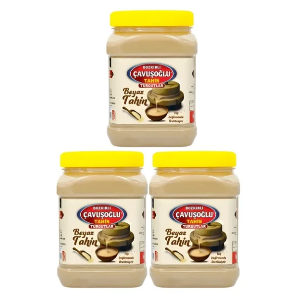 Az Kavrulmuş Beyaz Tahin Bozkır Tahini 930G X 3