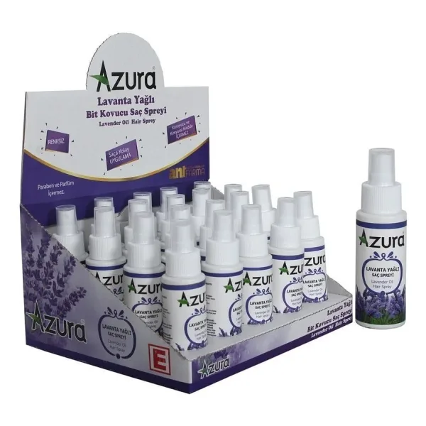 Azura Lavanta Yağlı Bit Kovucu Saç Spreyi - 50ml