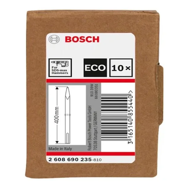 Bosch SDS-Max 400 mm 10'lu EKO Sivri Keski