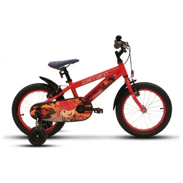 Carraro Monster Kırmızı-Siyah 16 Jant Erkek Çocuk Bisikleti