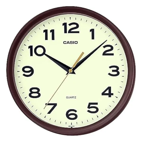 Casio Iq-151-5Df Duvar Saati, Kahve, Standart