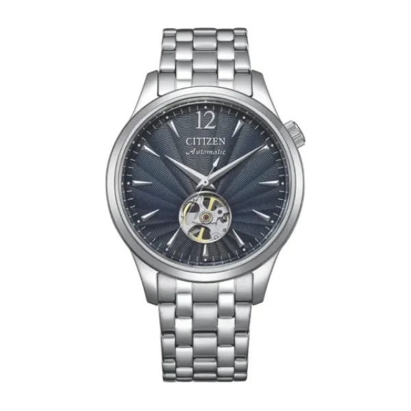 Citizen Automatico NH9131-73L Çelik Kordon Mavi Erkek Kol Saati