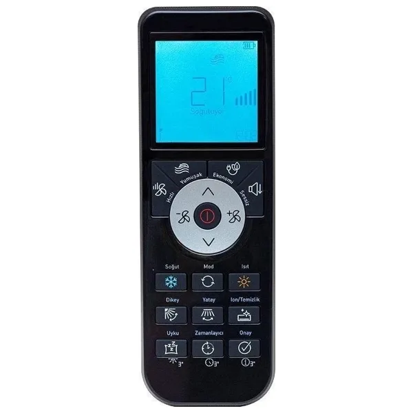 Electroon Arçelik XHY-W6009-1 Klima Kumandası Siyah